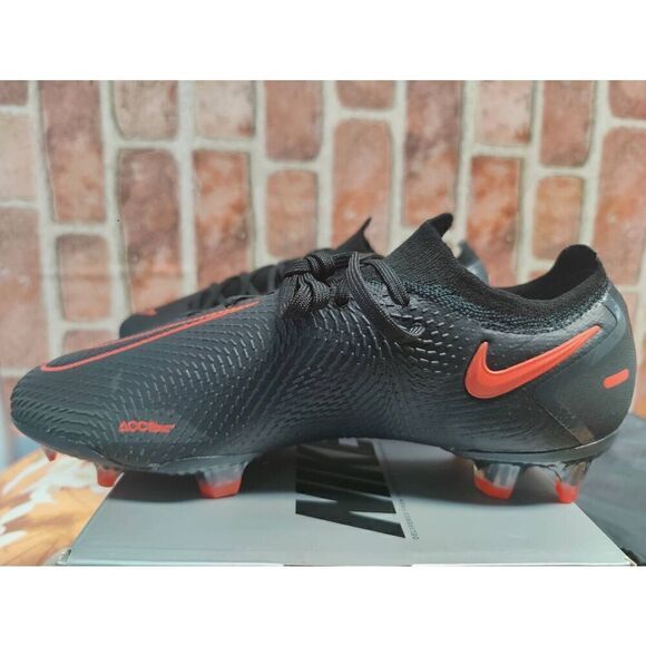 Nike Phantom GT Elite FG Black Chile Red Cleats Men's Size 6.5 Retail $250 - Picture 3 of 8